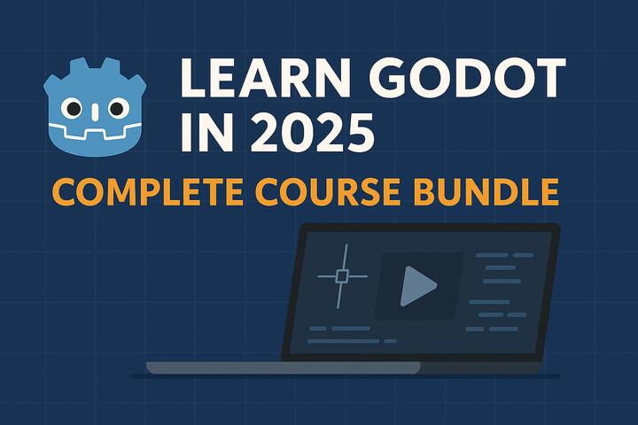 Kickstart your journey into game development with Humble Bundle's complete Godot 2025 course collection